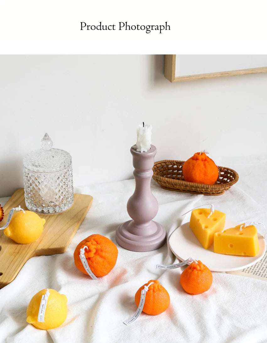 Orange, Lemon and Cheese Candle