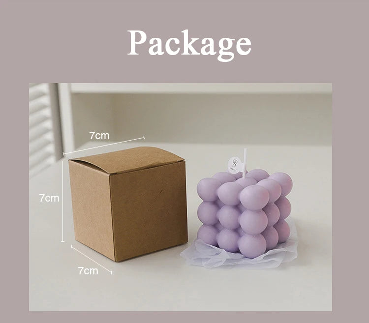 Bubble Cube Scented Candle