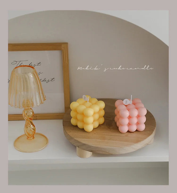 Bubble Cube Scented Candle