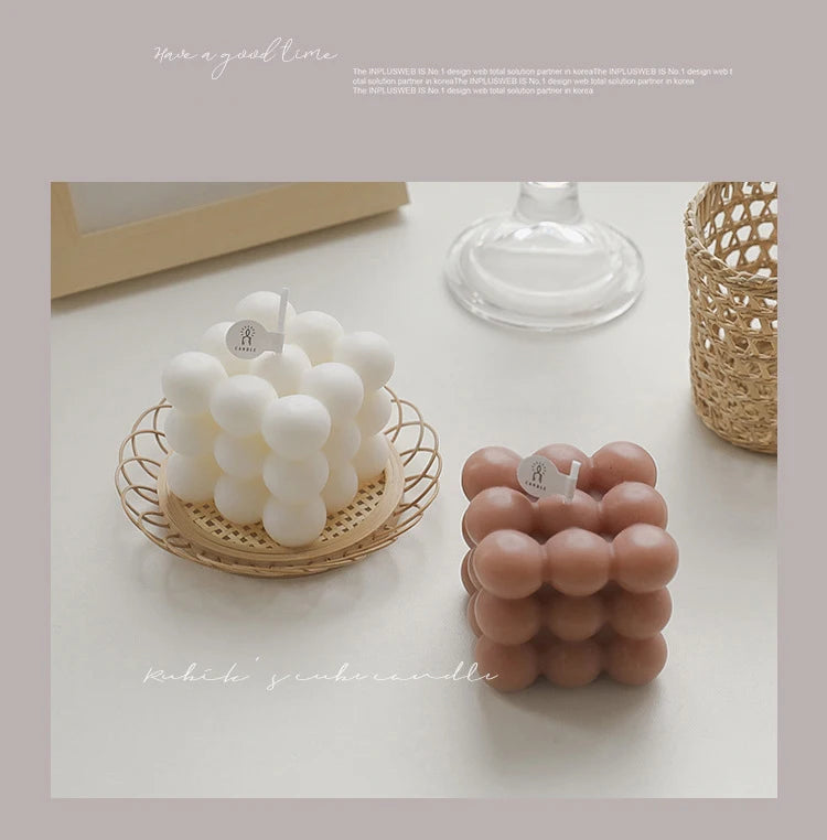 Bubble Cube Scented Candle