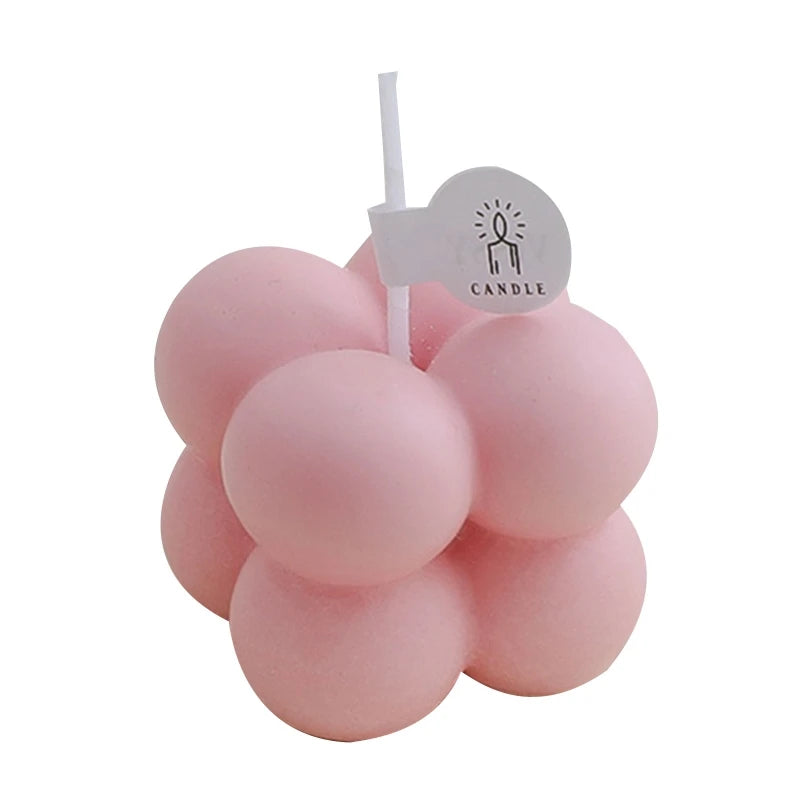 Small Scented Mini Cube Bubble Shaped Wax Candles
