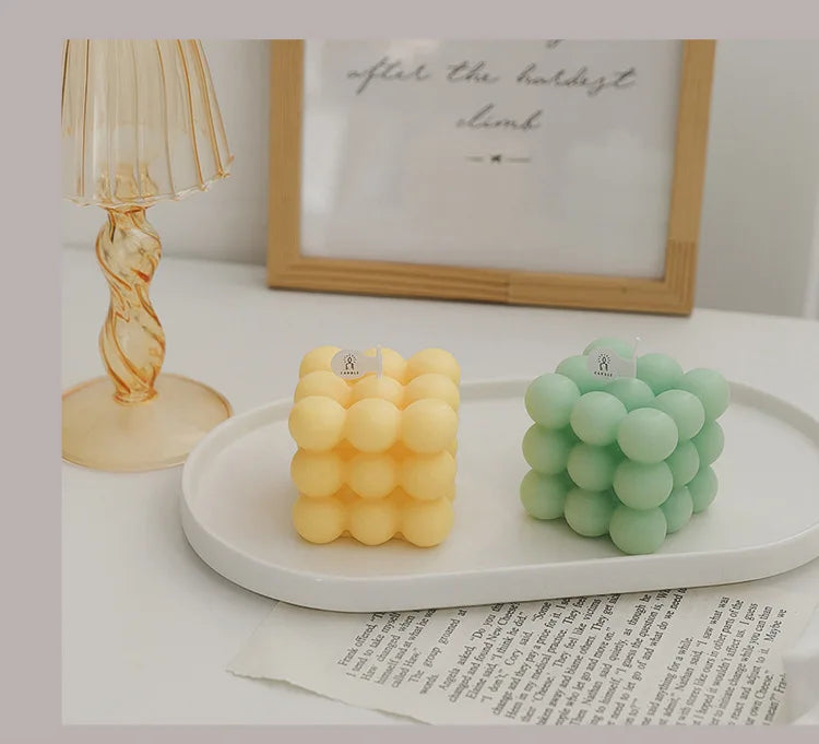 Bubble Cube Scented Candle