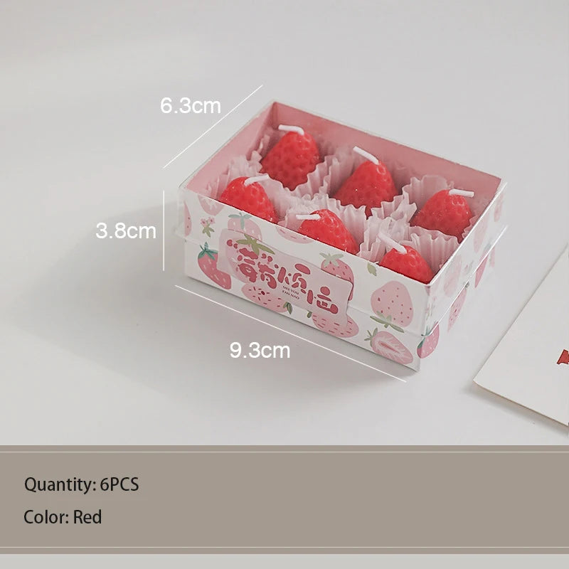 Strawberry Candles