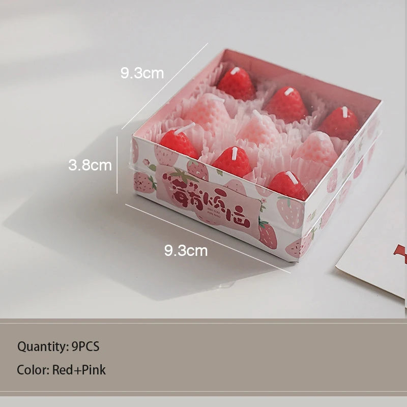 Strawberry Candles