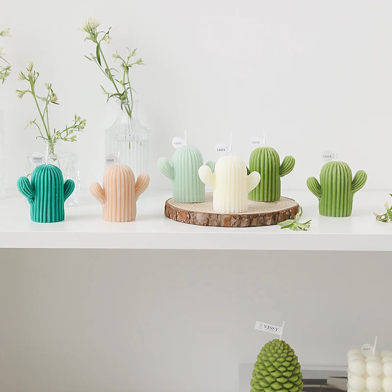 Cactus scented candle