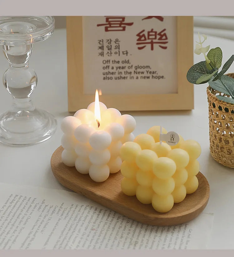 Bubble Cube Scented Candle