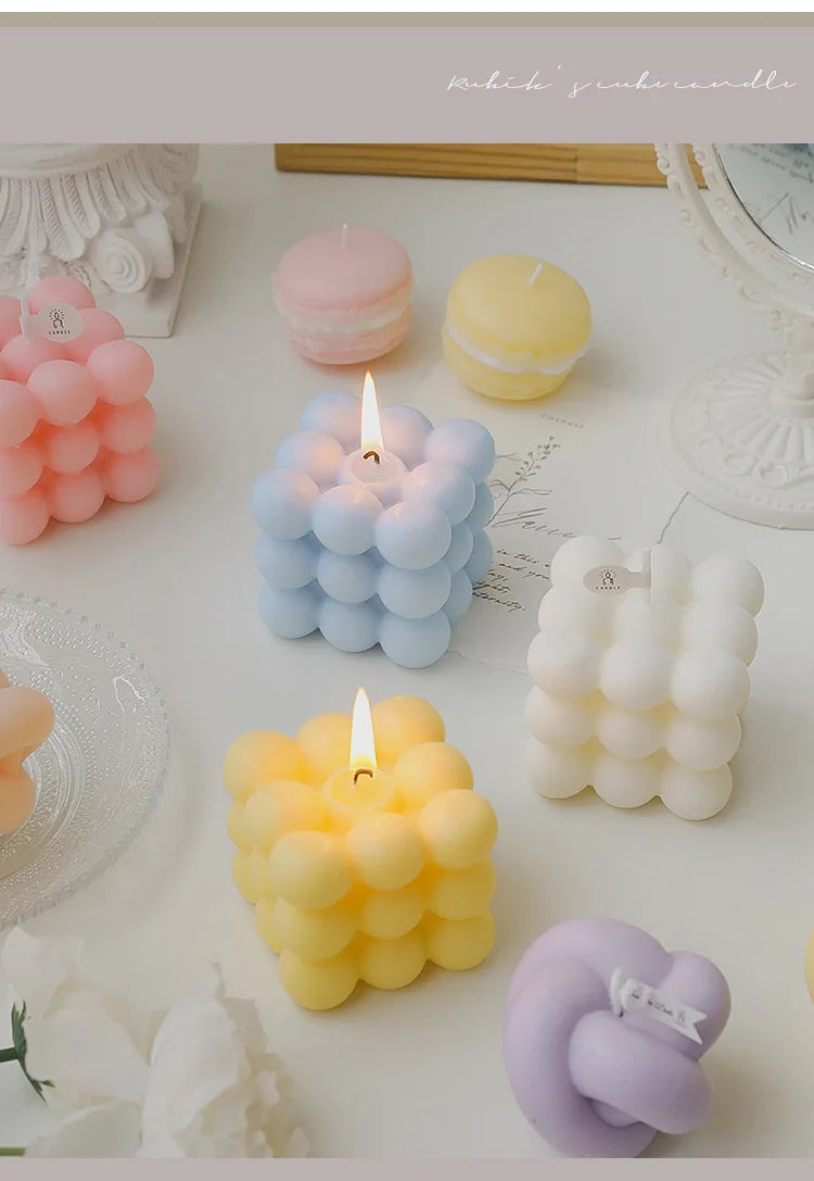 Bubble Cube Scented Candle